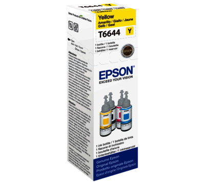 EPSON T6644 Yellow Ecotank Ink Bottle - 70 ml EPSON T6644 Yellow Ecotank Ink Bottle - 70 ml